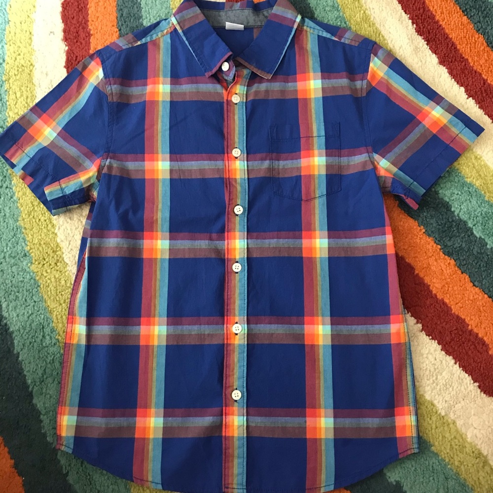Gymboree button-up short sleeved shirt
